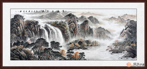 东山挂什么样的山水画