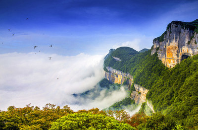 中国风景优美的山