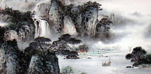 什么的山水画填形容词