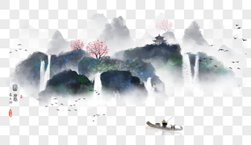 山水画卷是什么意思