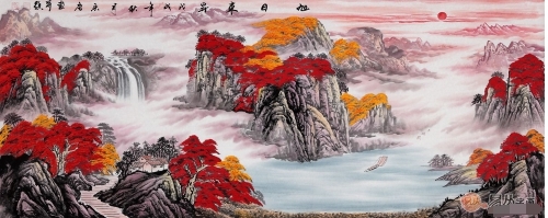 怎么样的山水图