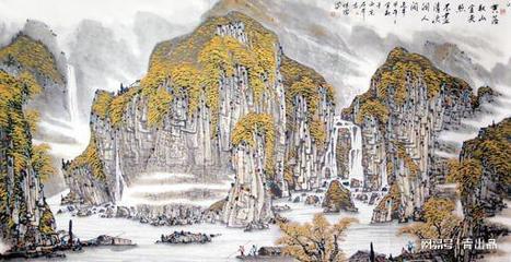 家乡山水画 风景